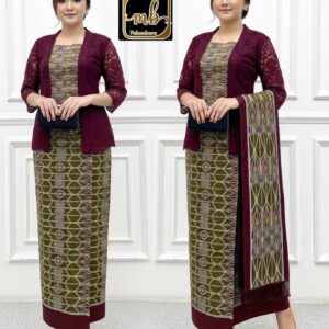 Setelan Atasan Sarung+Slendang